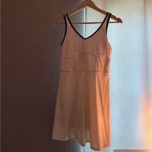 Gilly Hicks White Maxi Dress with Black Trim